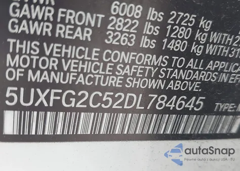 2013 BMW X6 xDrive35I from USA, damaged, VIN 5UXFG2C52DL784645